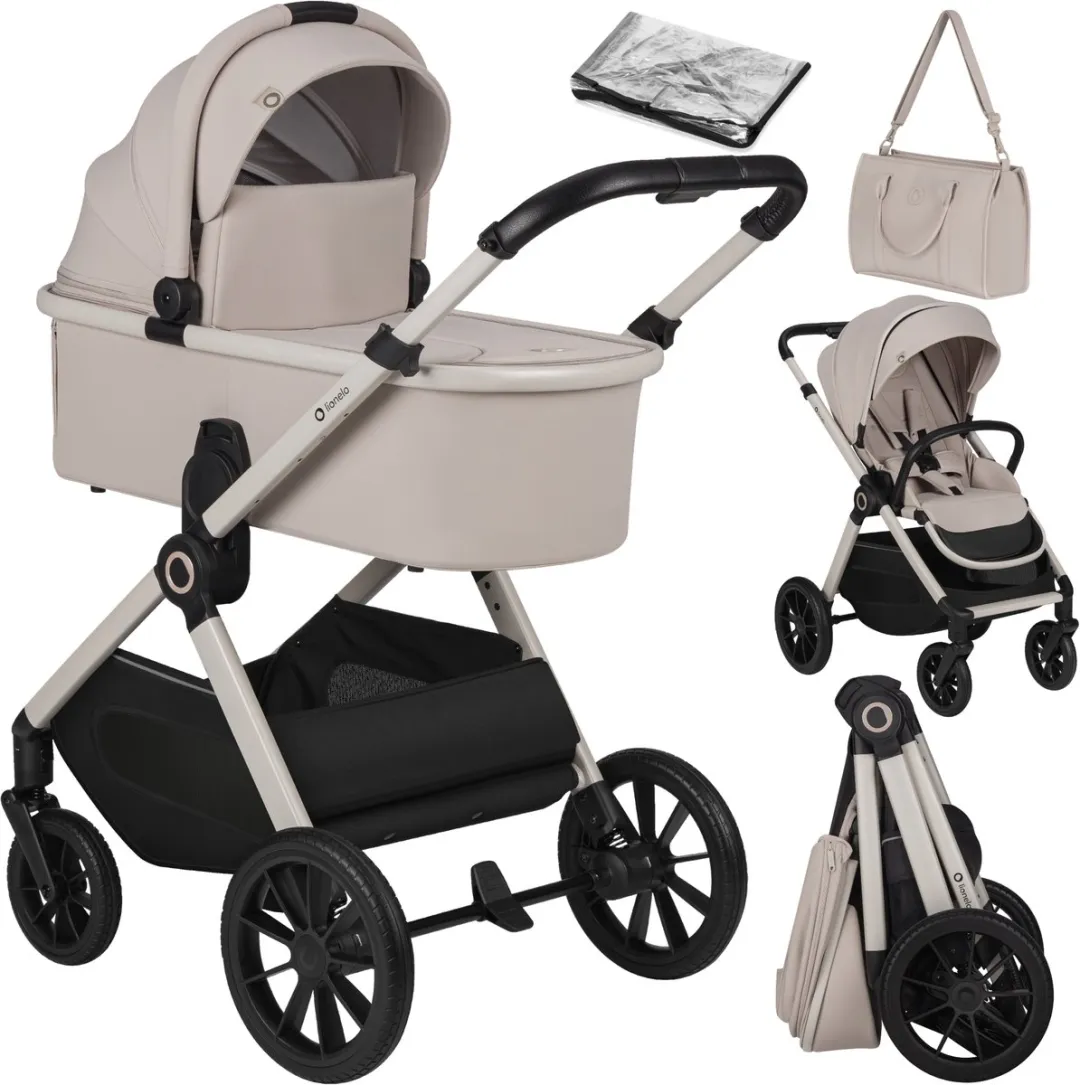 Lionelo Layla Kinderwagen 2-in-1 XXL Set - Bruin