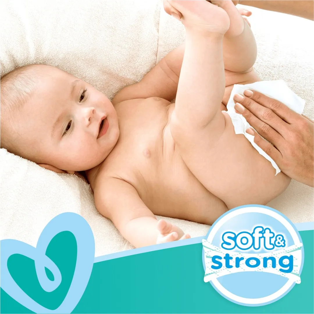 Pampers Fresh Clean Babydoekjes 156 Stuks - 3x52