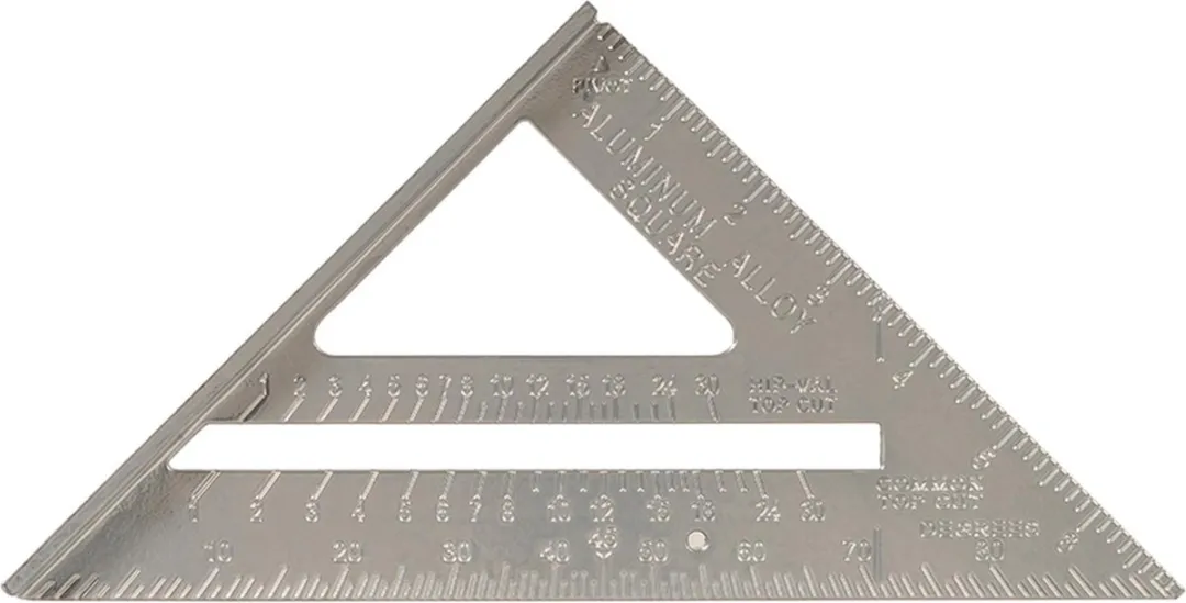 Silverline Aluminium Meetdriehoek 185mm - MPN 734100 - Grijs