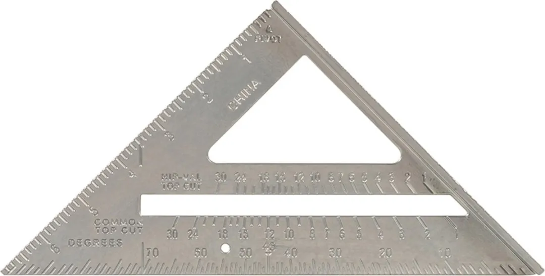 Silverline Aluminium Meetdriehoek 185mm - MPN 734100 - Grijs