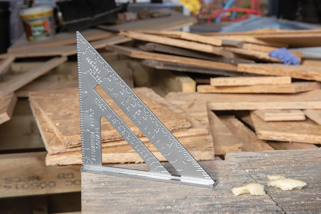 Silverline Aluminium Meetdriehoek 185mm - MPN 734100 - Grijs