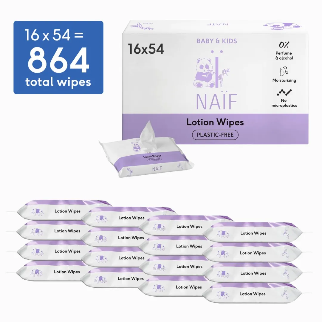 Naïf Lotion Billendoekjes 864 Stuks