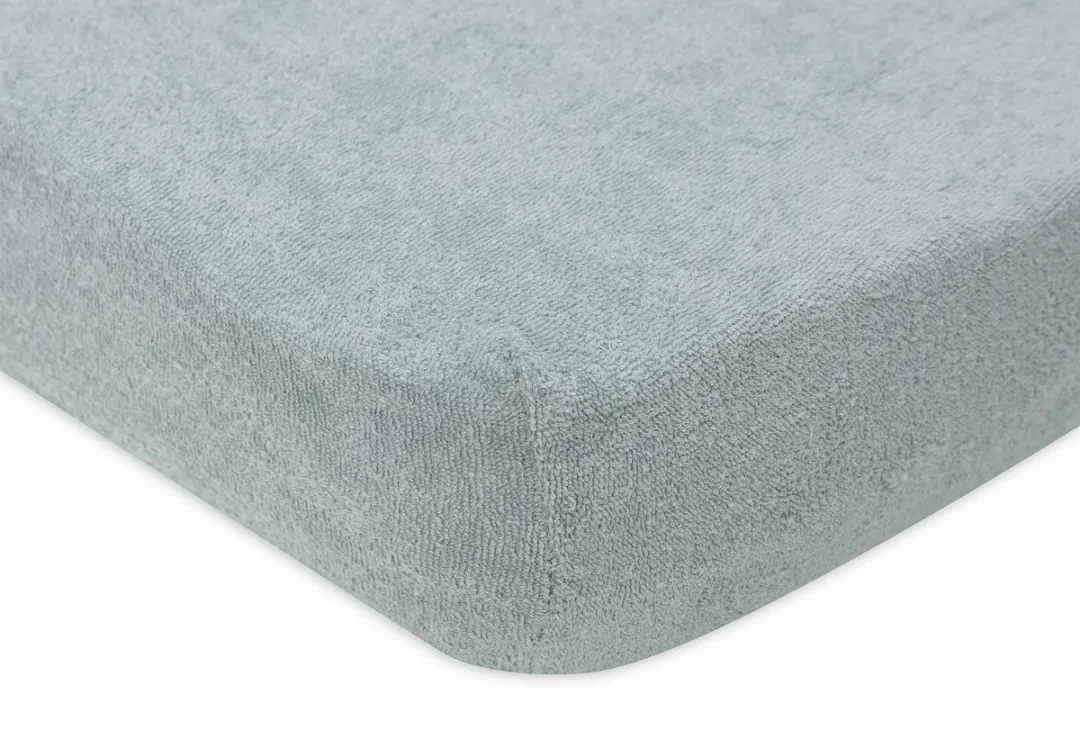 Jollein Aankleedkussenhoes Badstof 75x85cm - Sea Green - 2 Stuks