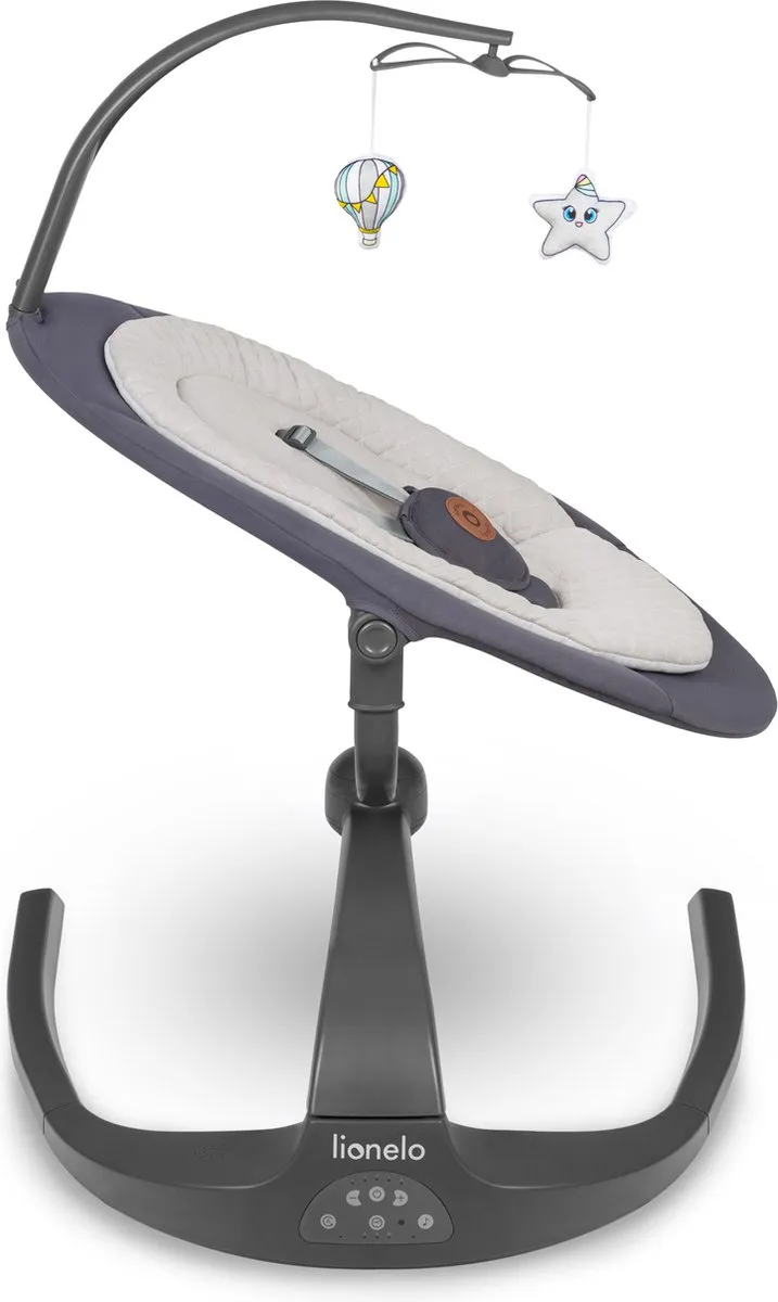 Lionelo Rina Babyschommel 2-in-1 - Grijs