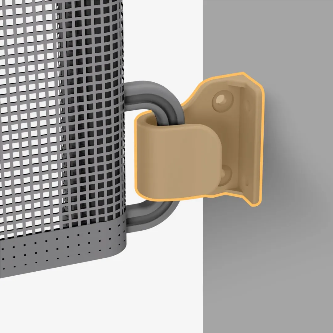Tulano Guardian 1.8 Uittrekbare Veiligheidsbarrière 180cm - Grijs