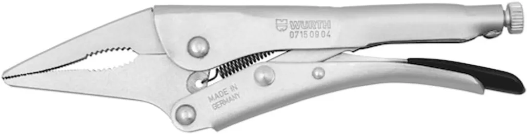 Würth Griptang met lange bek - Zilver