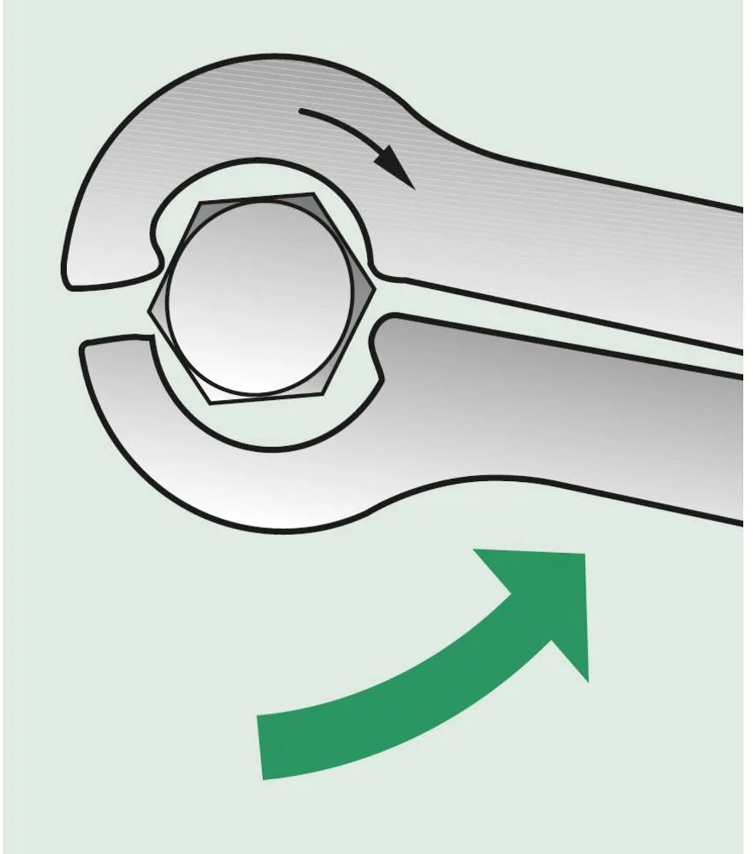 Stahlwille 41101919 Enkelvoudige Ringsleutel 19mm