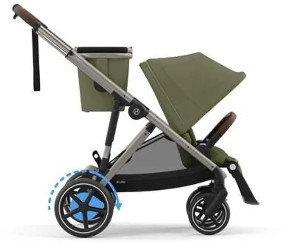 Cybex e-Gazelle S Kinderwagen - Moss Green - All-terrain