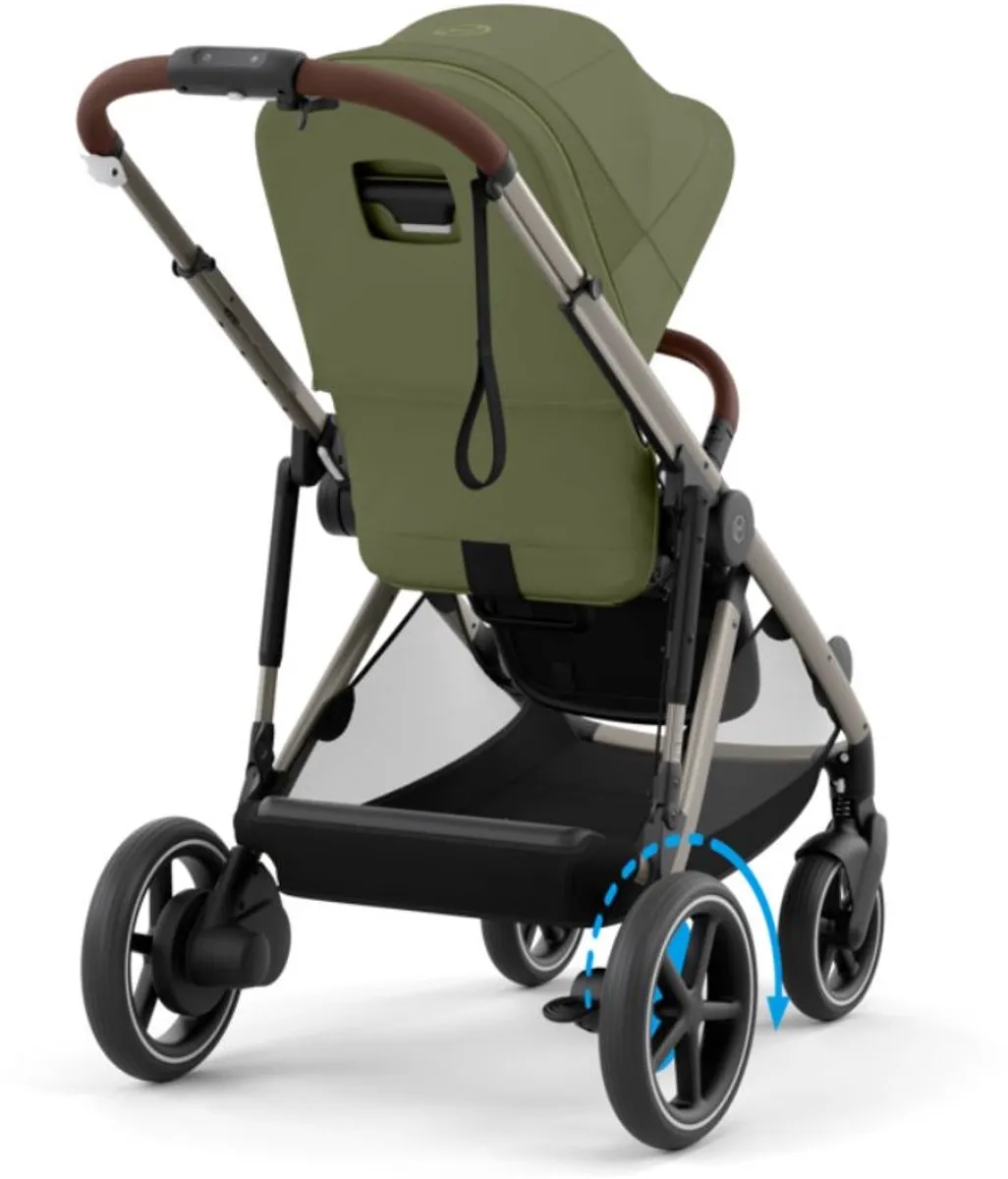Cybex e-Gazelle S Kinderwagen - Moss Green - All-terrain