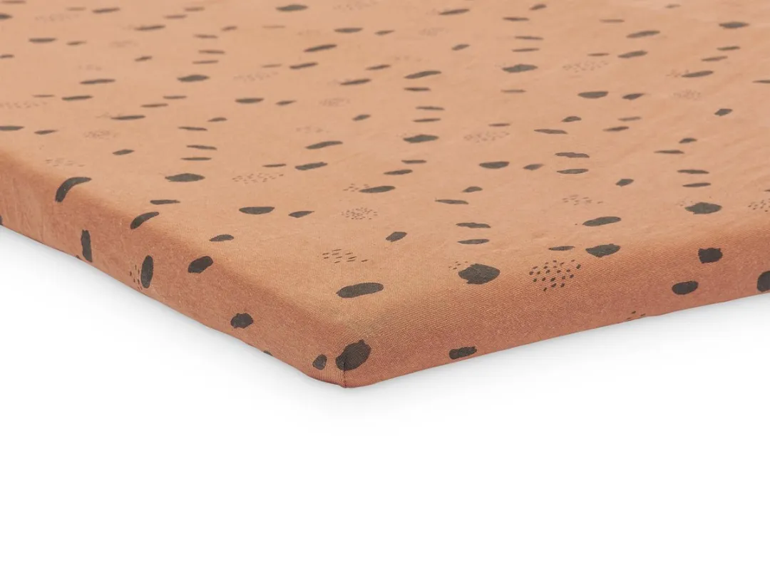 Jollein Baby Hoeslaken Boxmatras Jersey 75x95cm - Caramel