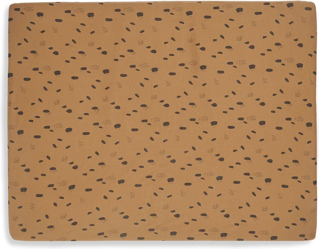 Jollein Baby Hoeslaken Boxmatras Jersey 75x95cm - Caramel