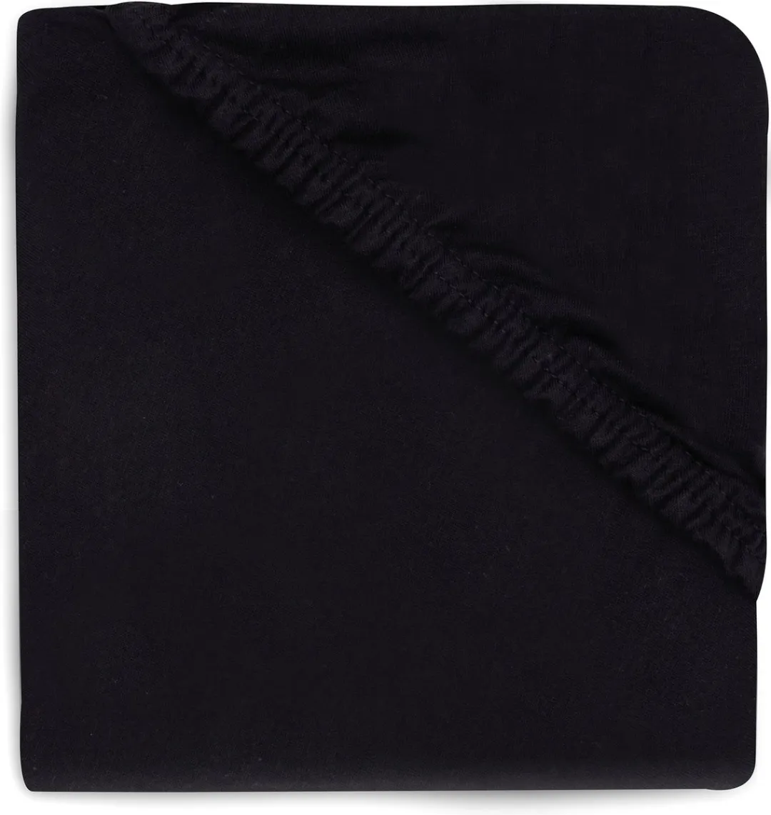 Jollein Baby Hoeslaken Boxmatras Jersey Ø95cm - Zwart