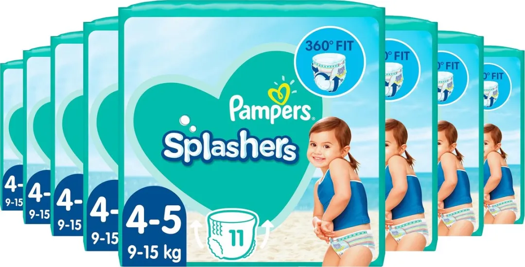 Pampers Splashers Maat 4-5 Zwemluiers