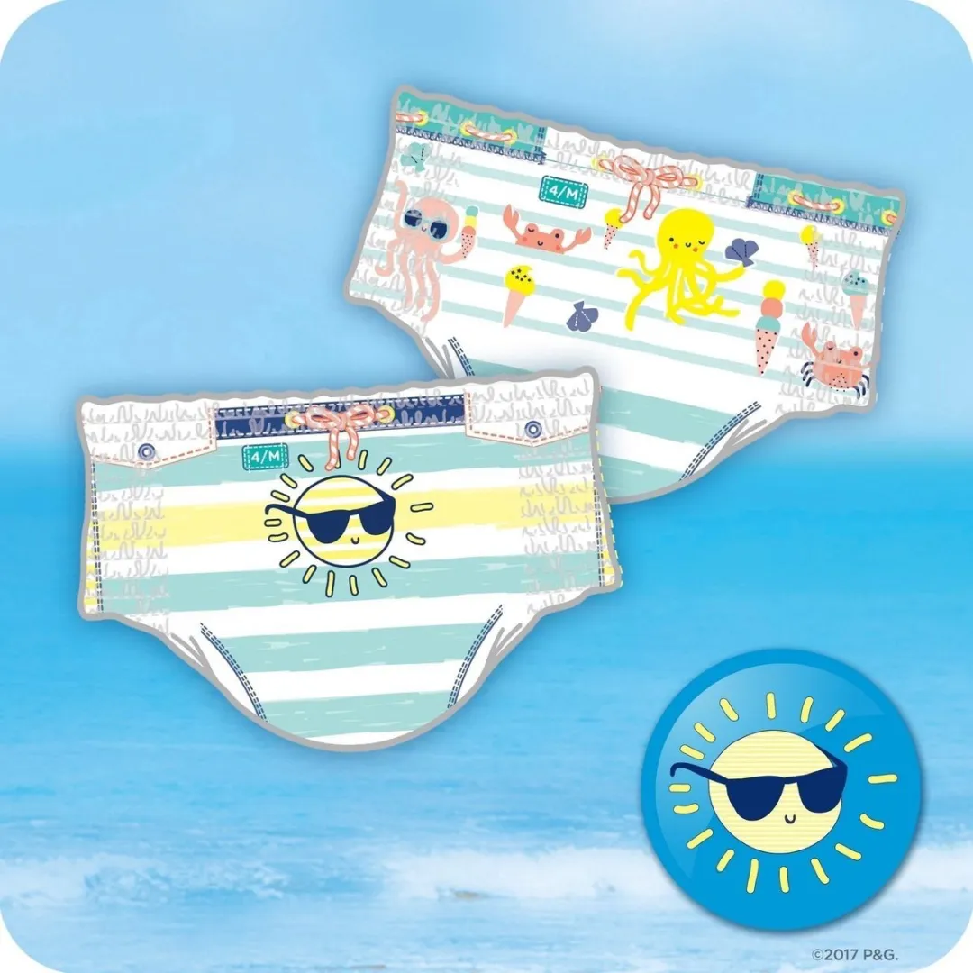 Pampers Splashers Maat 4-5 Zwemluiers - 88 Stuks