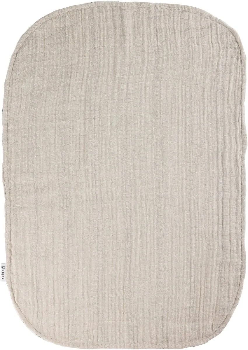 Sebra Changing Mat Towels 2-pack - Muslin - Beige