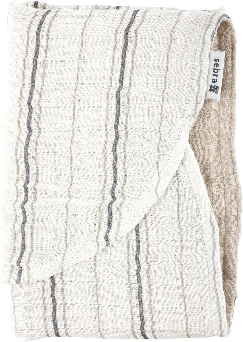 Sebra Changing Mat Towels 2-pack - Muslin - Beige