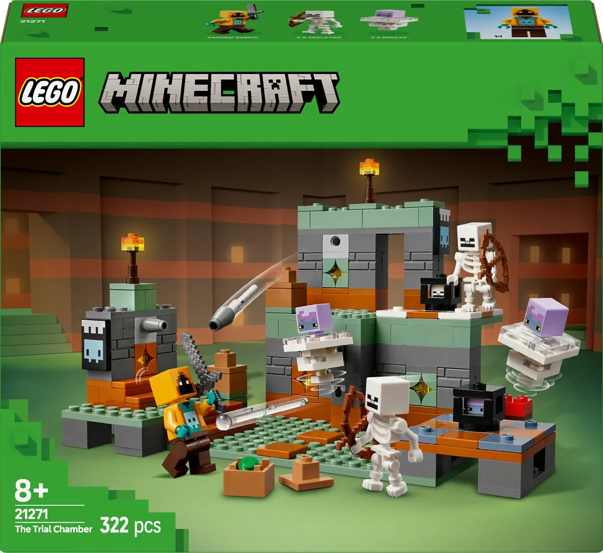 LEGO Minecraft De Trial Chamber 21271 - 322 Stukken