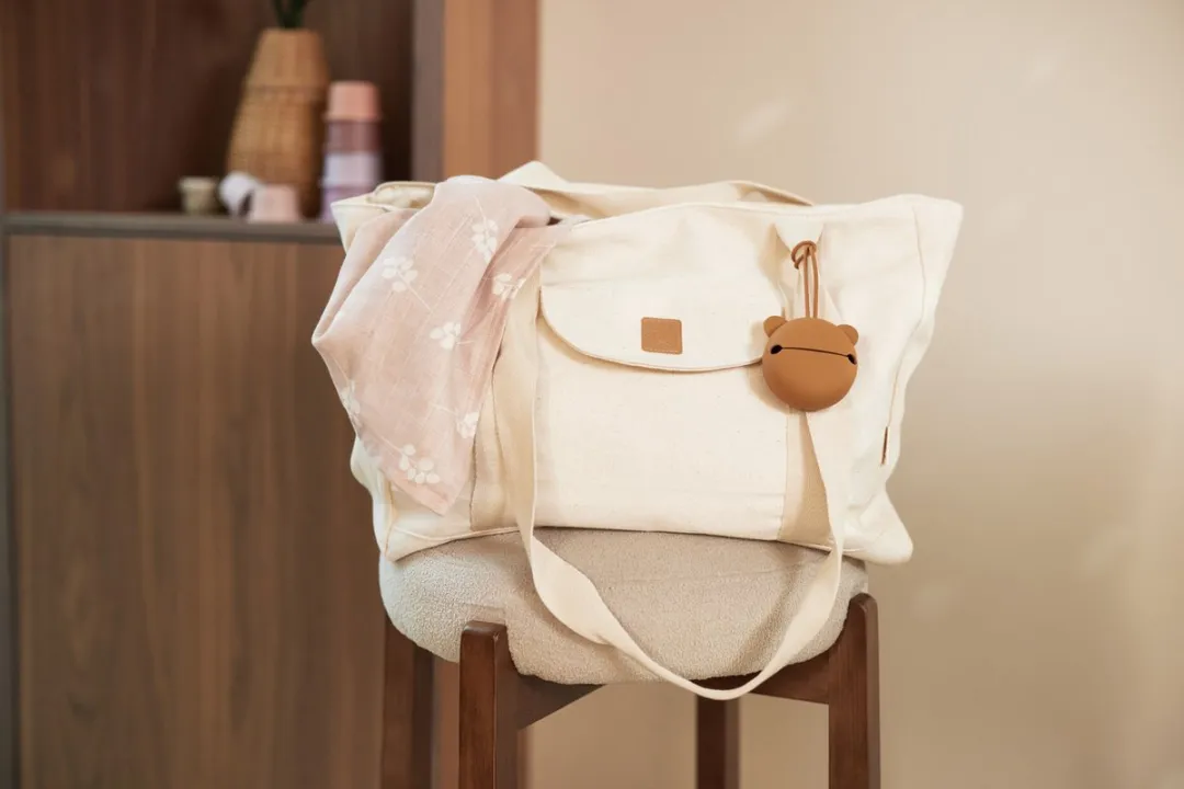 Jollein Siliconen Speenhouder Ø7cm - Caramel