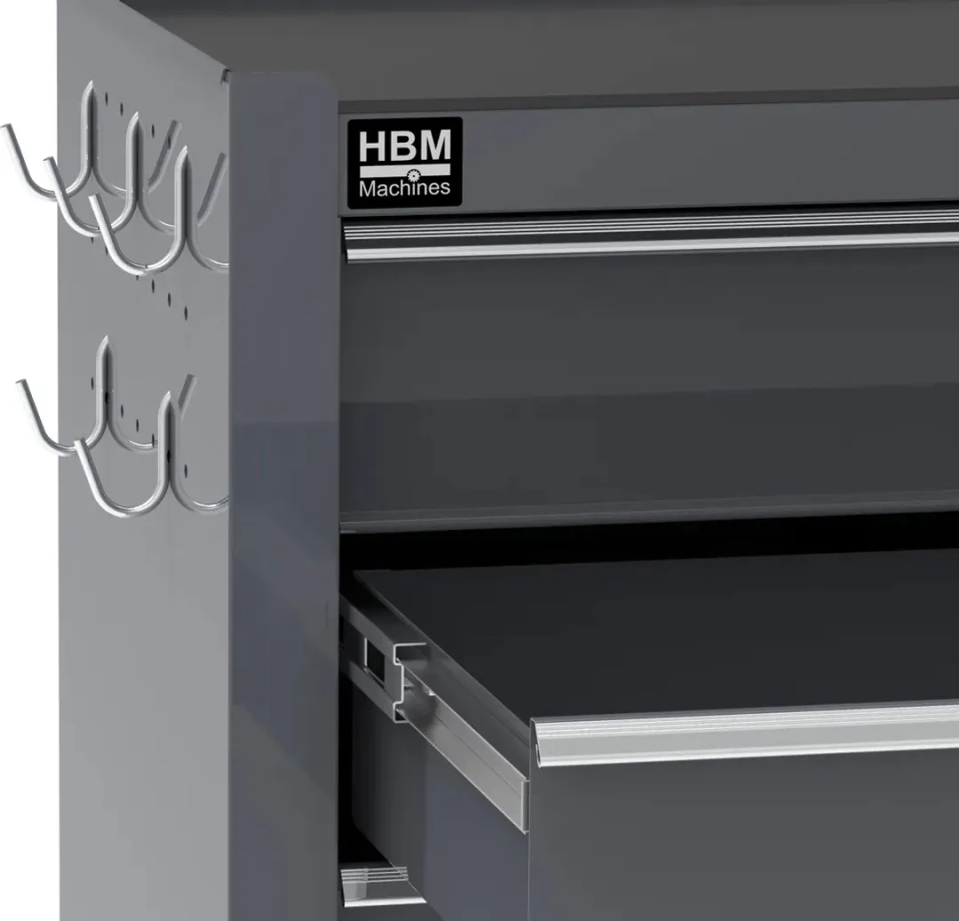HBM 5 Laden Gereedschapswagen H133265 - Grijs