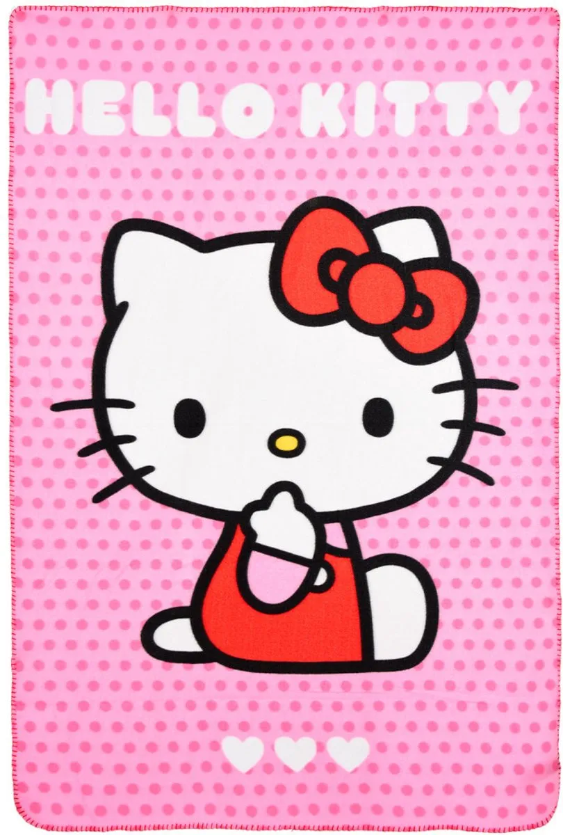 Hello Kitty Fleece Deken 100x150cm