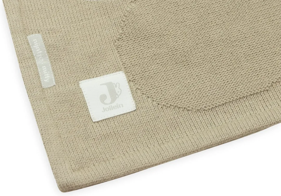 Jollein Miffy Deken Ledikant 100x150cm - Olive Green/Coral Fleece