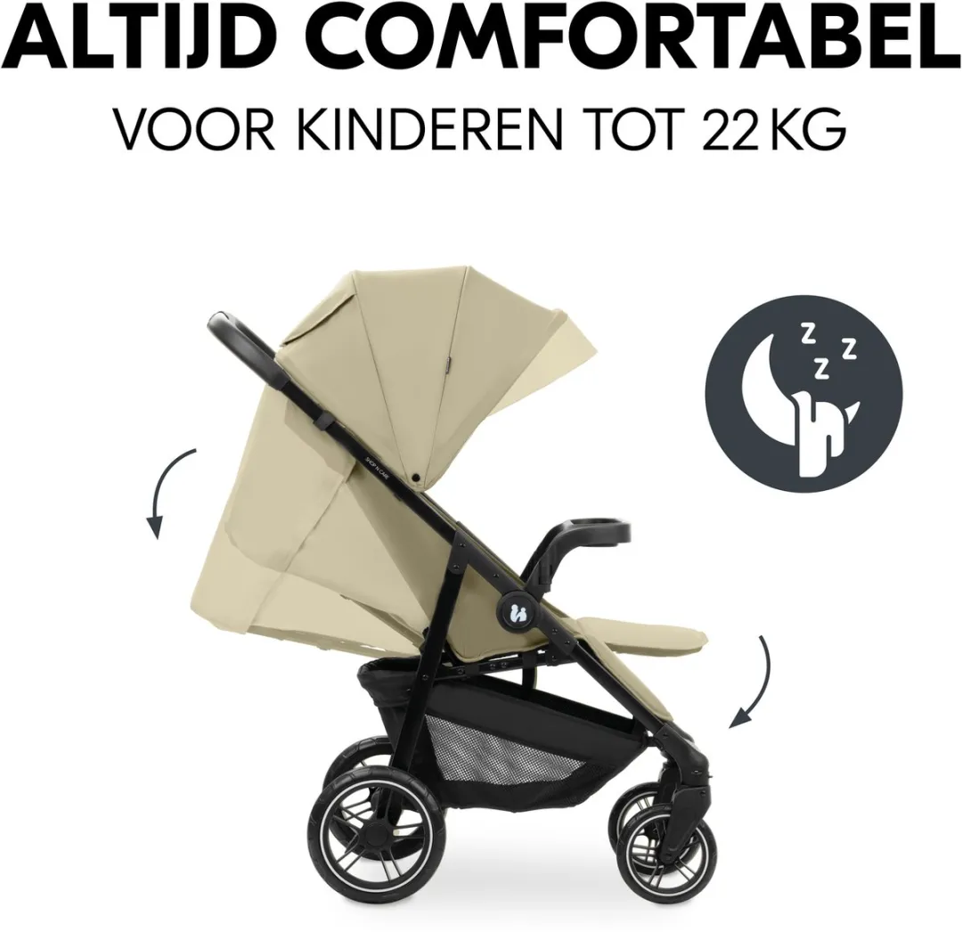 Hauck Shop N Care Buggy - Olive - Opvouwbaar 1-hand