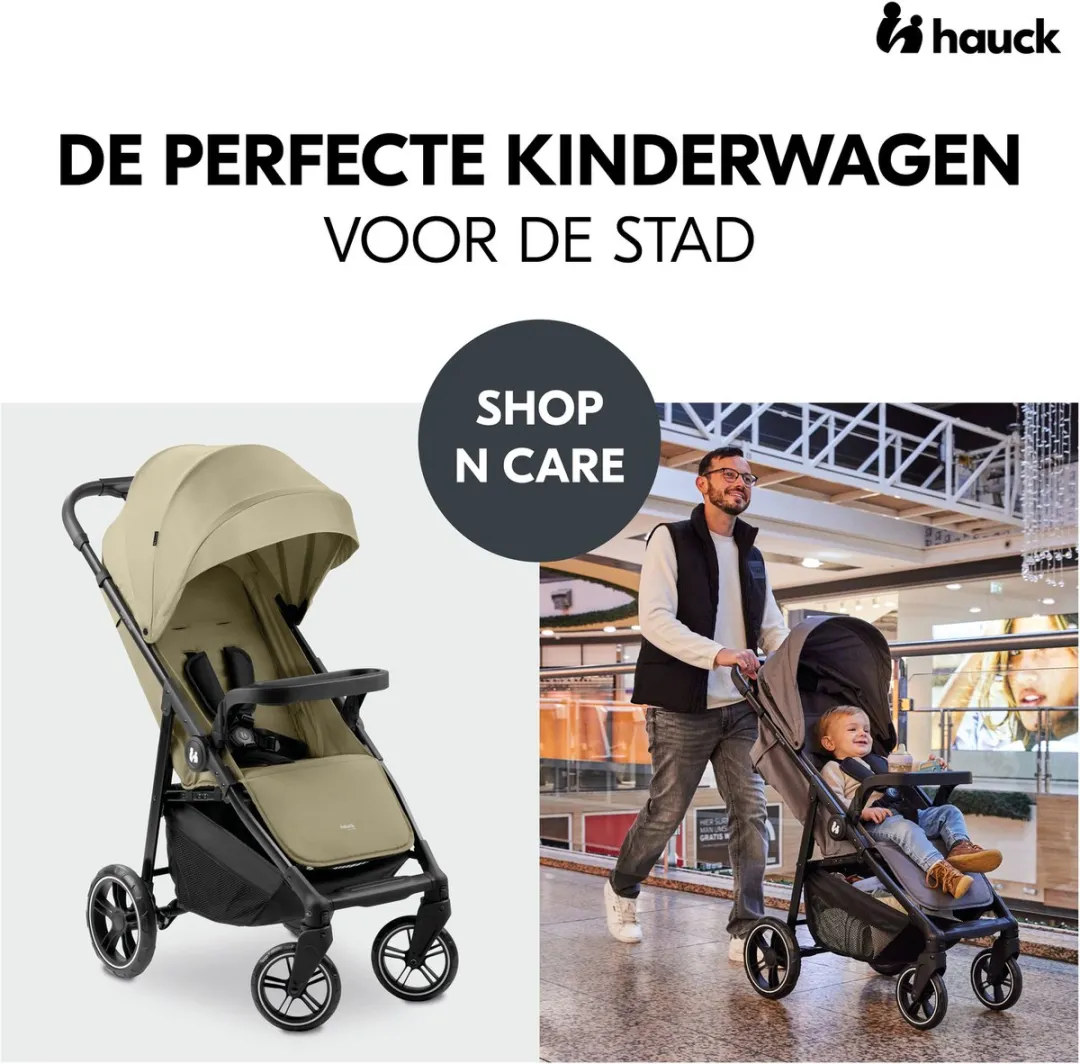 Hauck Shop N Care Buggy - Olive - Opvouwbaar 1-hand