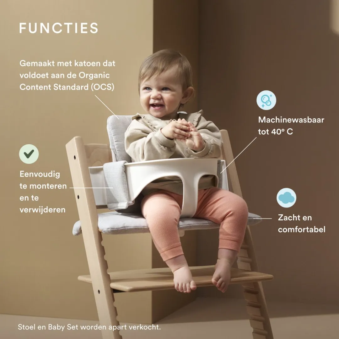 Stokke Tripp Trapp Klassiek Kussen Nordic Grey