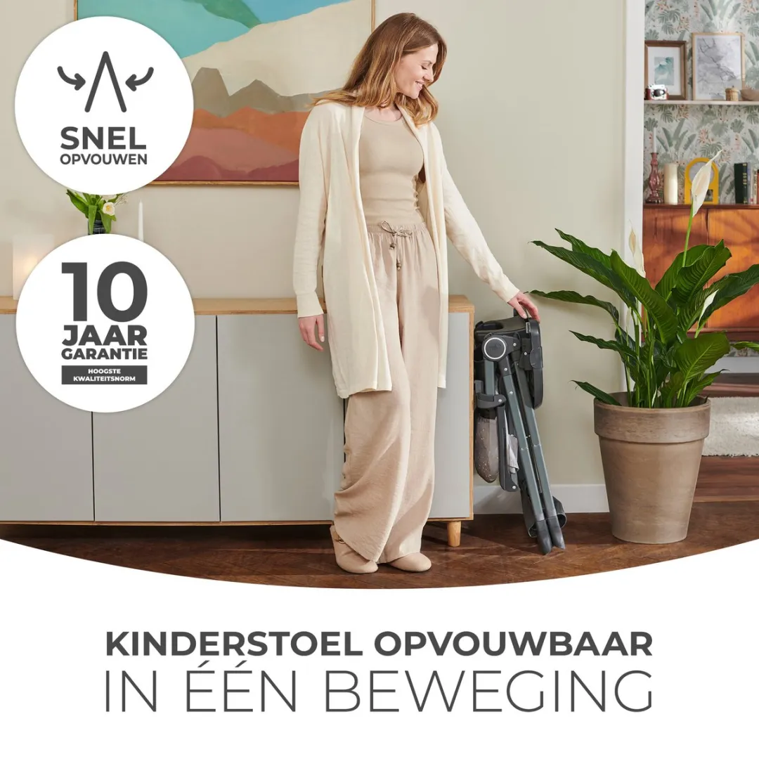 KinderKraft FOLDEE Kinderstoel - Groen