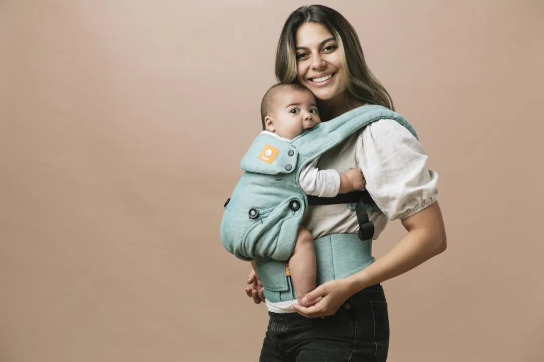 Tula Baby Draagzak Explore Linen Reef Mintgroen