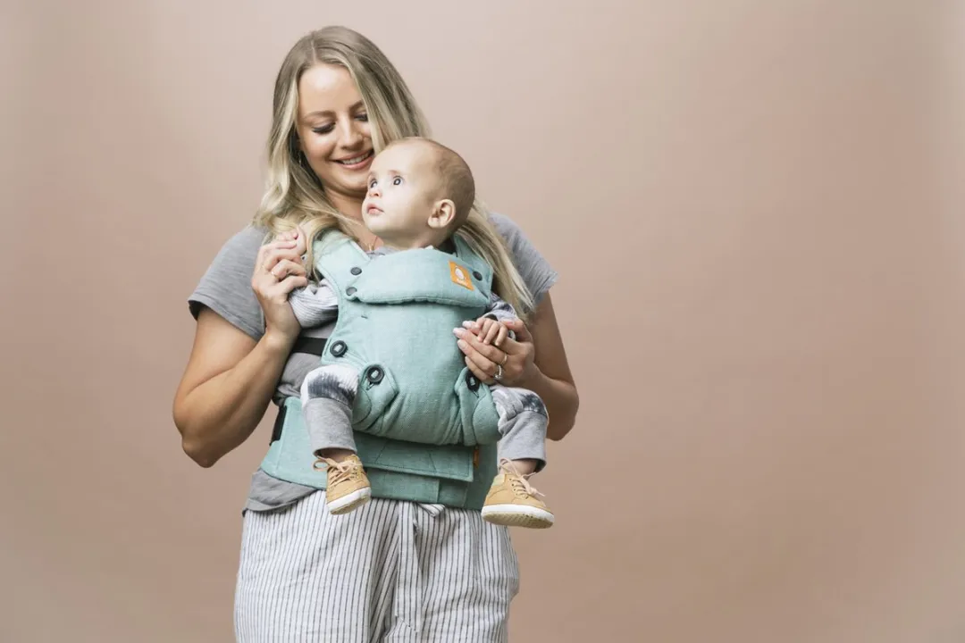 Tula Baby Draagzak Explore Linen Reef Mintgroen