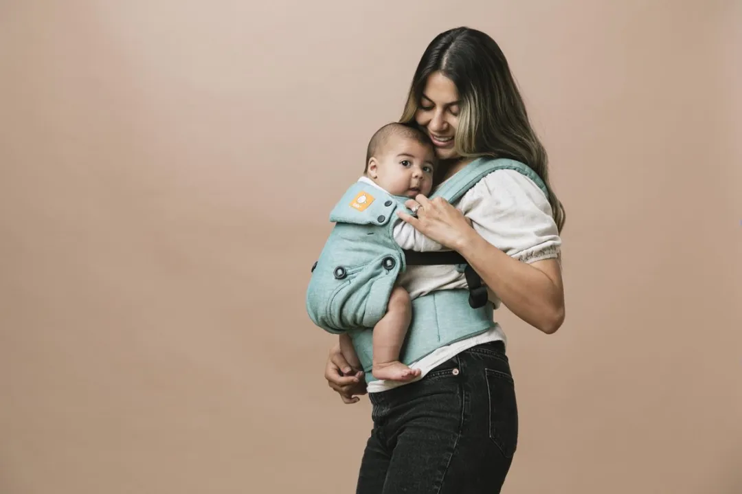 Tula Baby Draagzak Explore Linen Reef Mintgroen