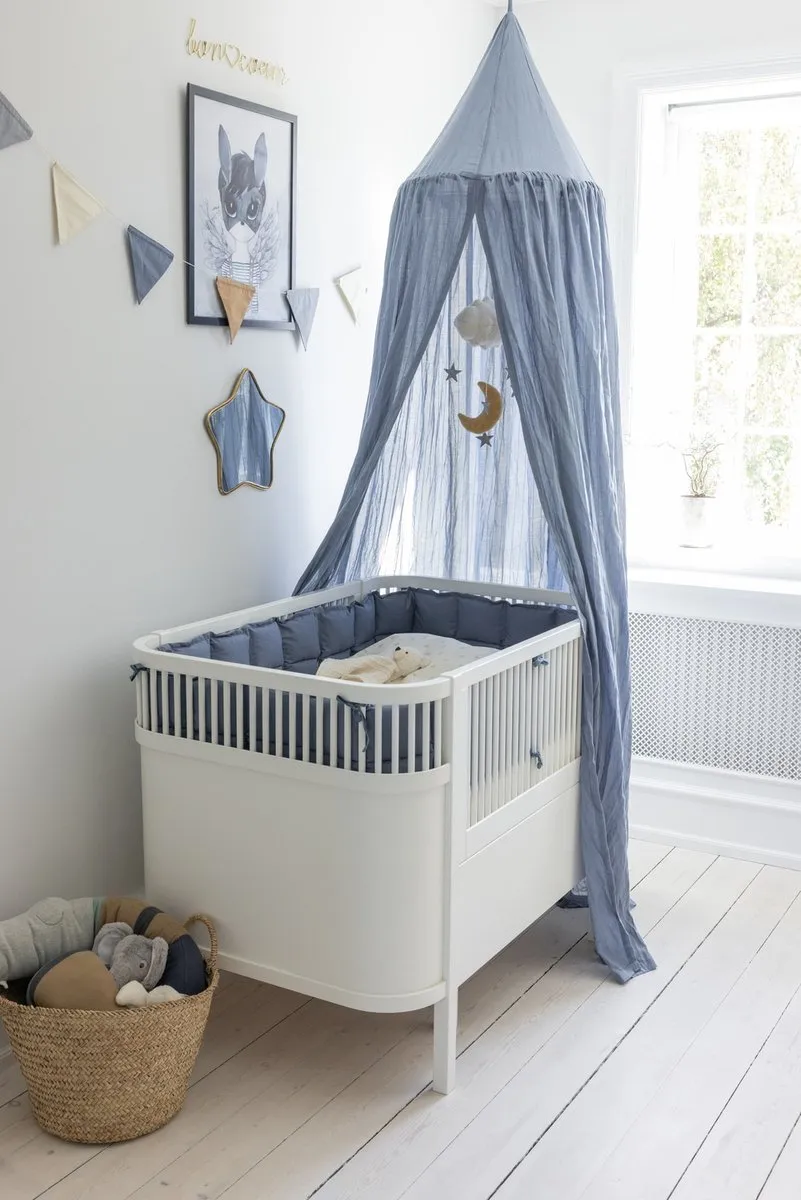 Sebra Bedbumper Kapok Forest Lake Blue - 60x120cm