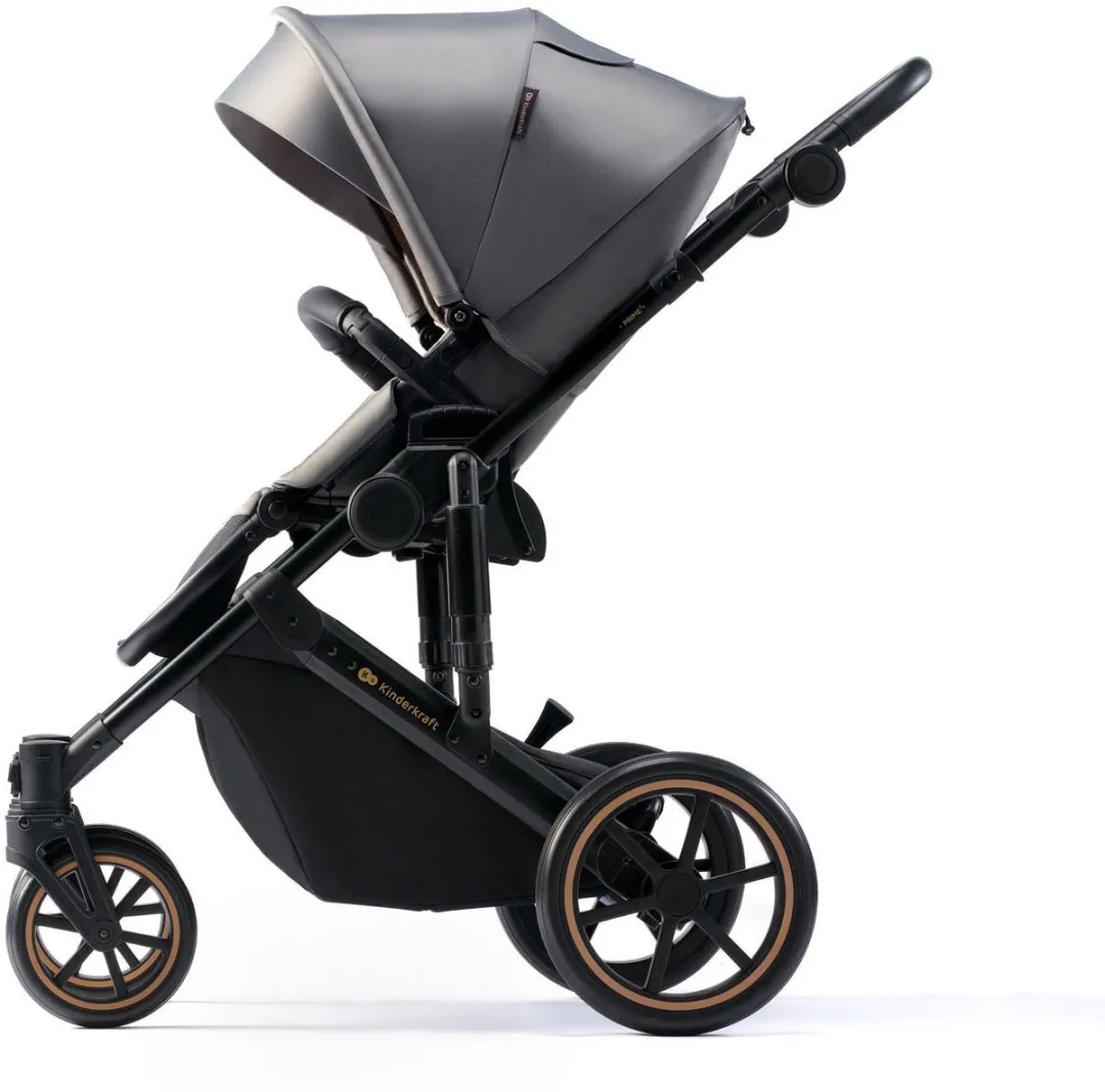 KinderKraft PRIME 2 PRO 3-in-1 Kinderwagen - Grijs
