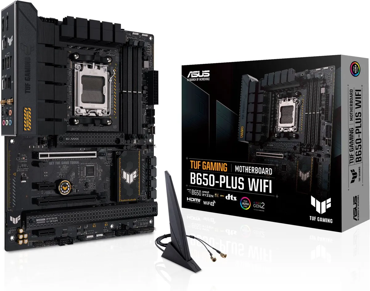ASUS TUF GAMING B650-PLUS WIFI Moederbord - AM5 - ATX