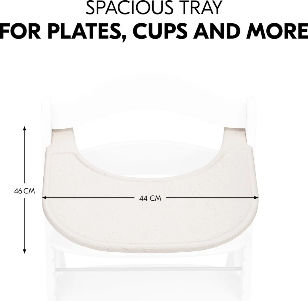 Hauck Alpha Click Tray - dienblad voor kinderstoel - Speckle Beige