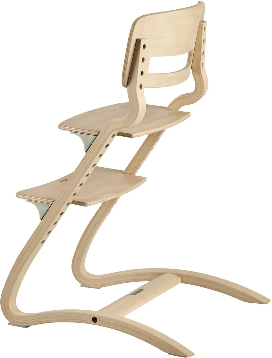 Leander Meegroeistoel Louie - Beech/Naturel