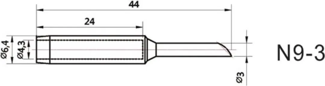Velleman BITC220/3 Reserve Soldeerpunt 3mm