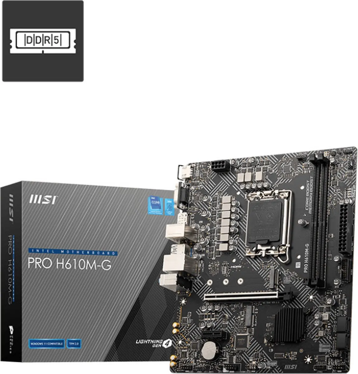 MSI PRO H610M-G Moederbord - Socket LGA 1700