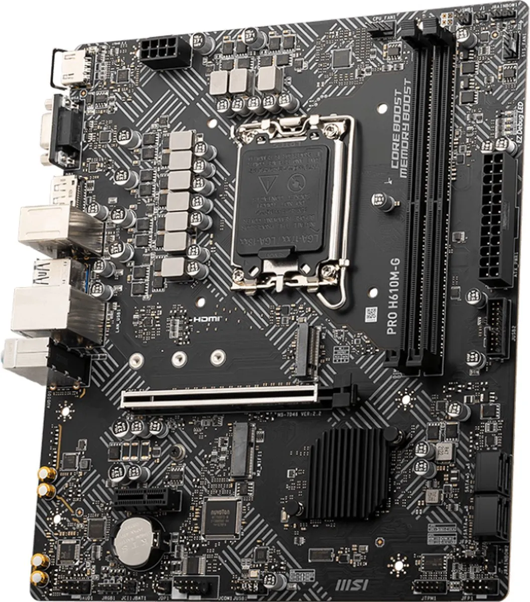 MSI PRO H610M-G Moederbord - Socket LGA 1700