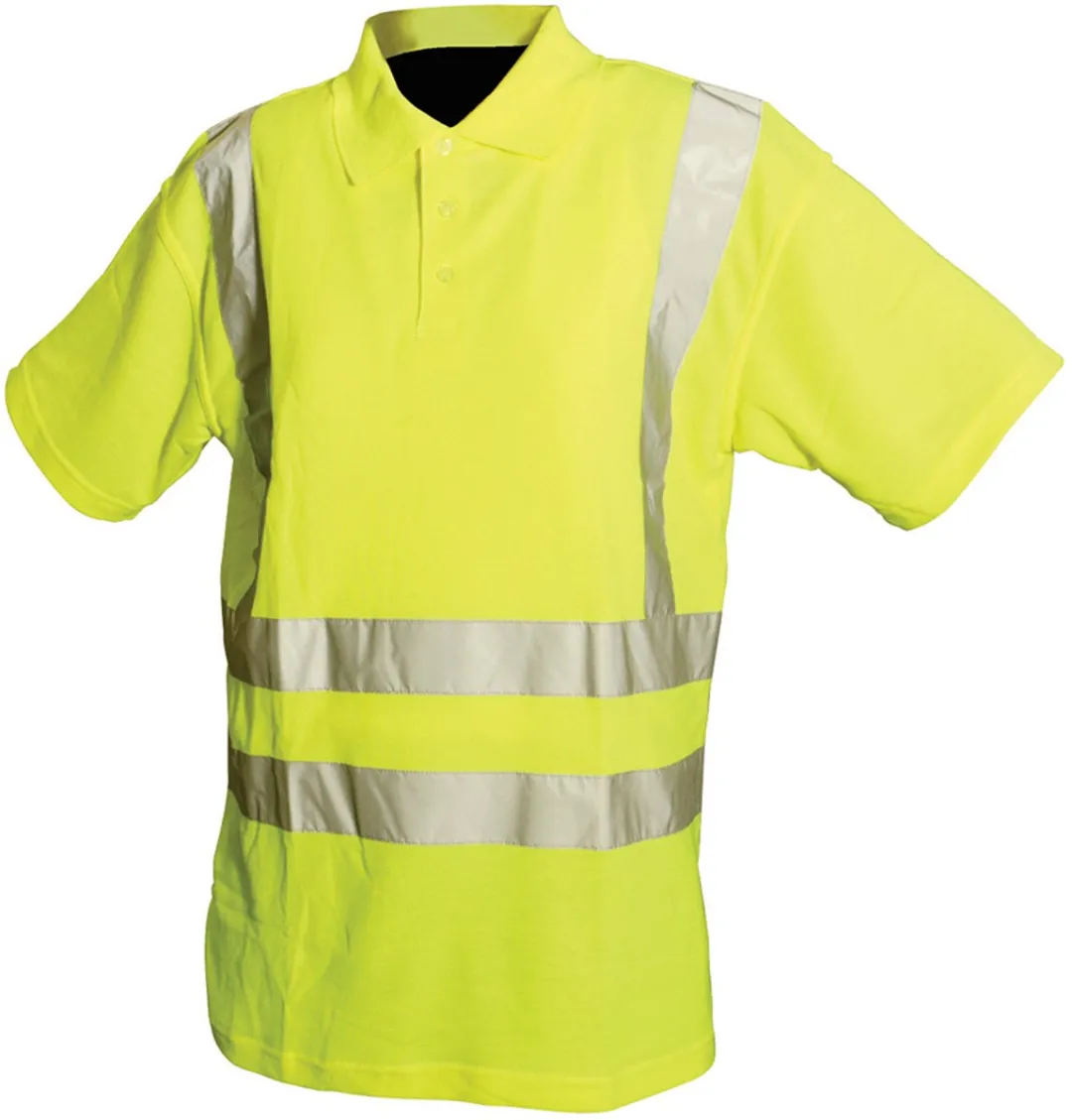 Silverline Reflecterende Polo Klasse 2 Geel/Zilver