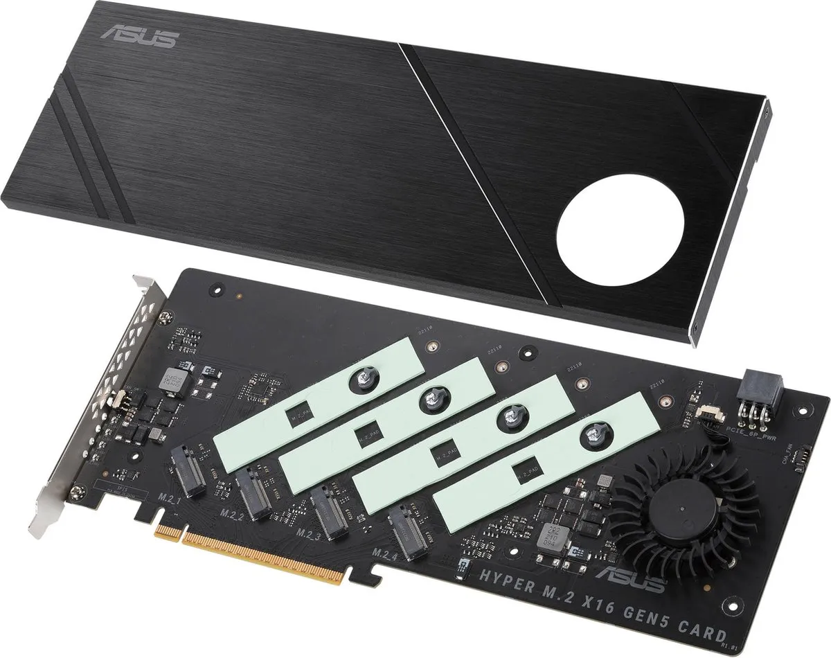 ASUS Hyper M.2 x16 Gen5 Card 90MC0CY0-M0EAY0