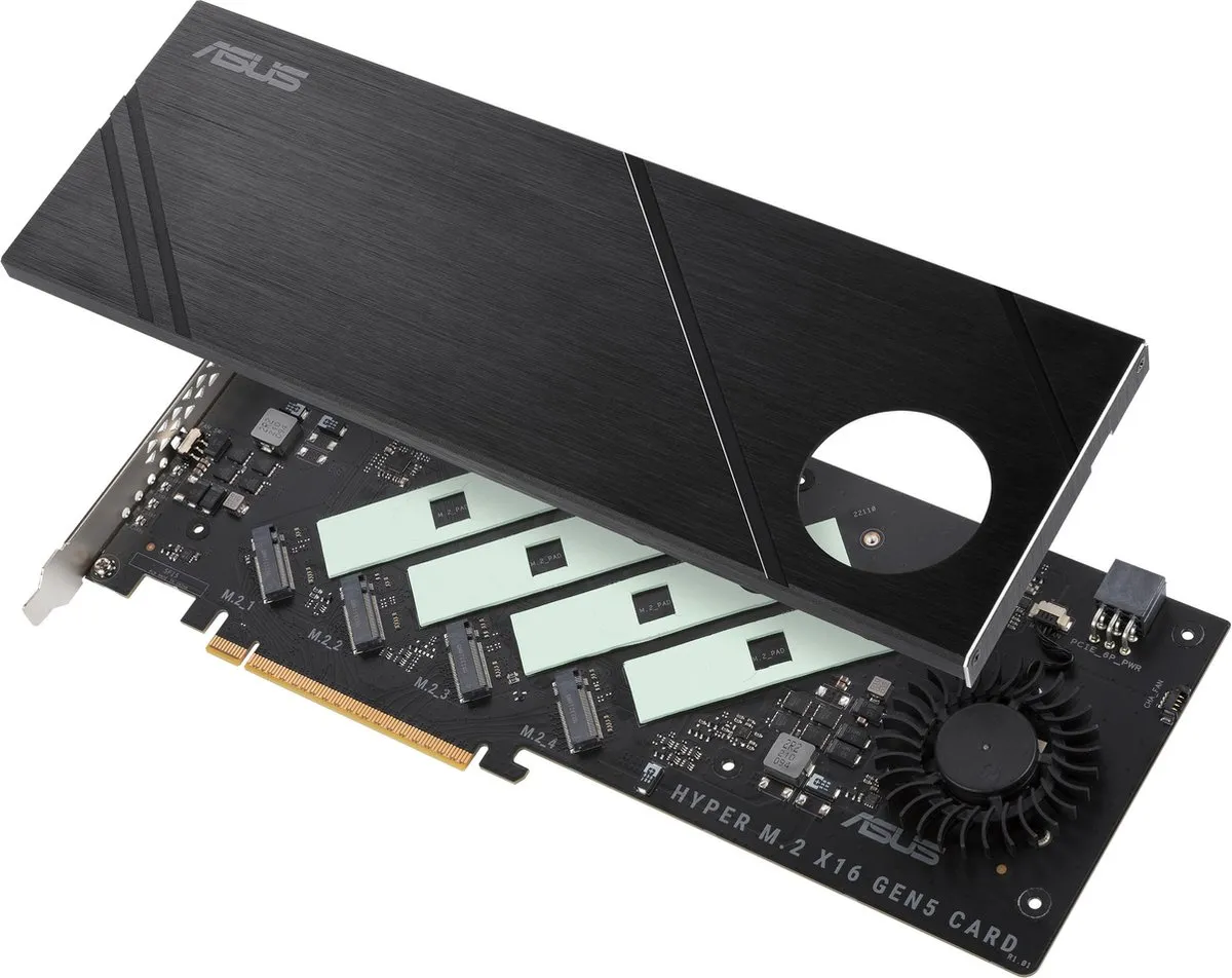 ASUS Hyper M.2 x16 Gen5 Card 90MC0CY0-M0EAY0 - afbeelding 6 van 6