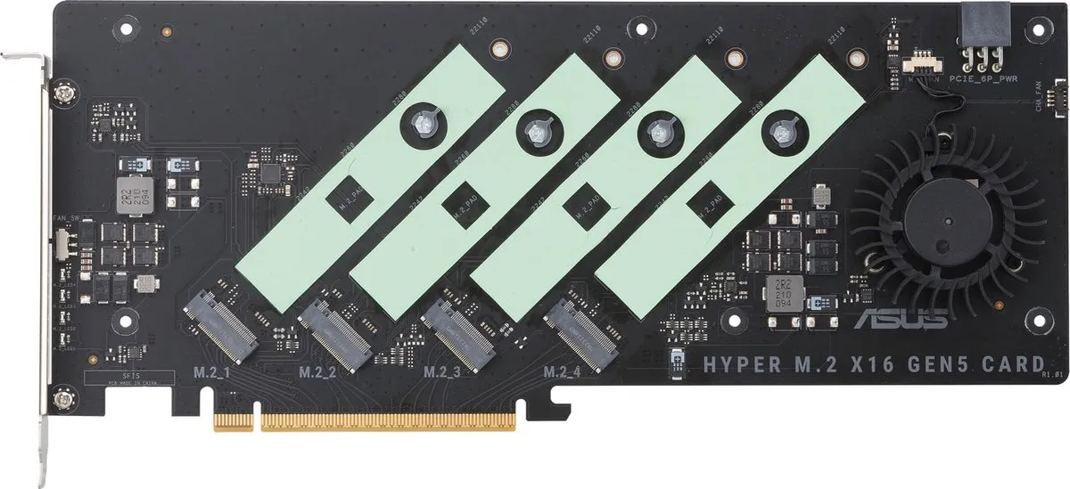 ASUS Hyper M.2 x16 Gen5 Card 90MC0CY0-M0EAY0
