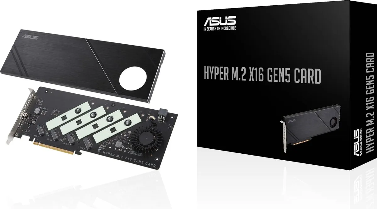 ASUS Hyper M.2 x16 Gen5 Card 90MC0CY0-M0EAY0