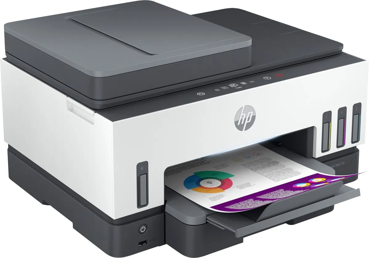 HP Smart Tank 790 4WF66A Multifunctioneel - 4 Kleuren - Grijs