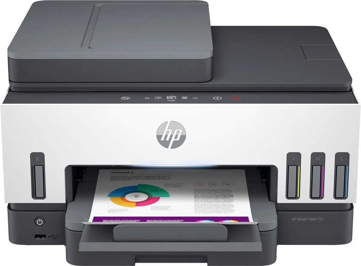 HP Smart Tank 790 4WF66A Multifunctioneel - 4 Kleuren - Grijs
