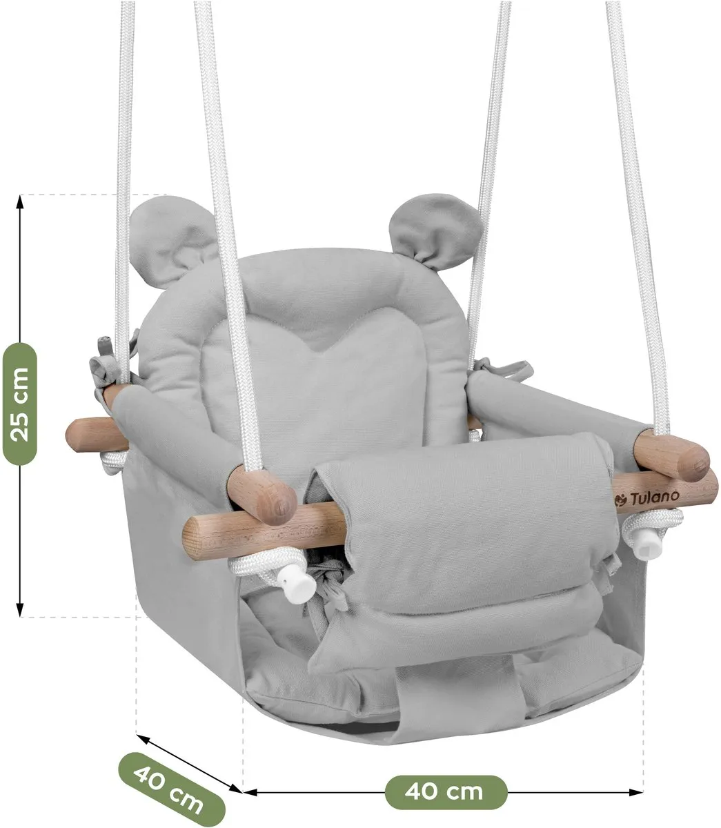 Tulano Hop 30 Babyschommel - Grijs