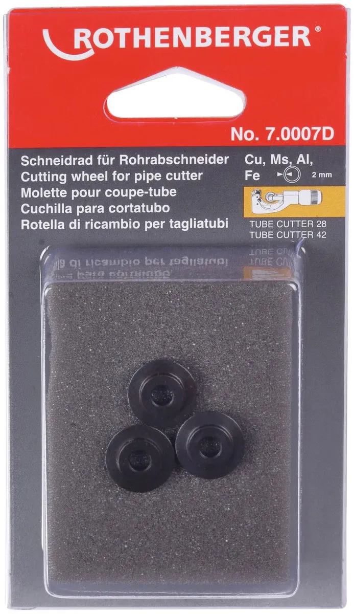 Rothenberger Cu-Al-Fe Snijwieltje TC28/42 1000000976