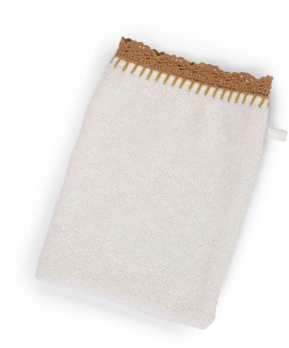 Childhome Baby Badcape & Washandje 80x80cm - Jersey Ecru